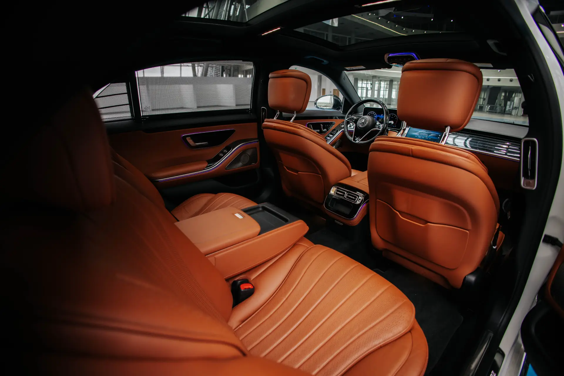 mercedes s500 siedzenia z tyłu