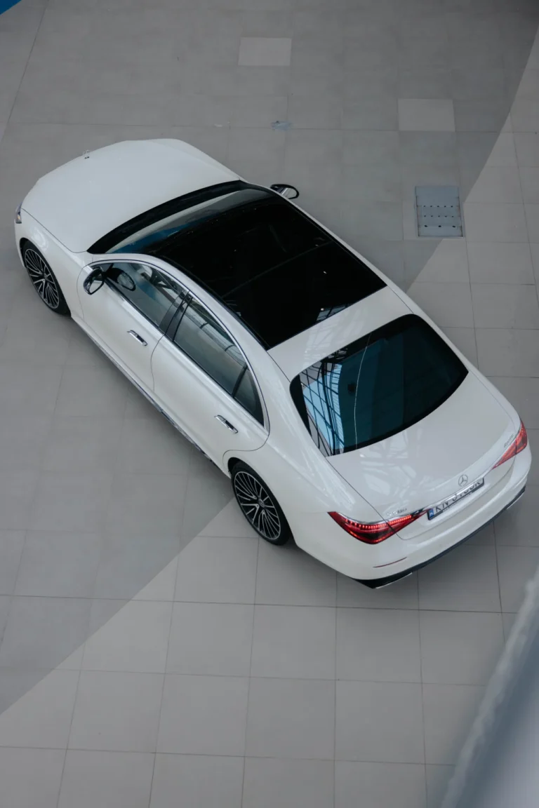 mercedes s500 z góry