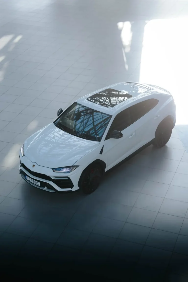 lamborghini urus widok z góry